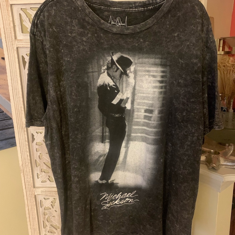Michael Jackson Vintage Black Tee, Size: 2X (50/52)